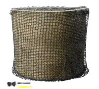 Aisny Grand Filet à Foin pour Chevaux, Filet Foin Botte Ronde Diamètre 180cm Hauteur 180cm Maille 4,5cm x 4,5cm Filet à Foin pour Balles Rondes Râtelier à Foin Fournitures pour Chevaux