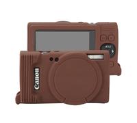 Aisnyho Coque de protection en silicone pour Canon PowerShot IXY 650/ELPH 360 HS/IXUS 285 HS Caméra, souple, légère, anti-rayures, café, Coque en silicone