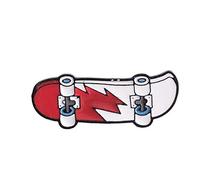 Aisoway Cartoon Skateboard Pin Brooches émail Cool Vestes Unisexe Epingle Bijoux Décor Rouge