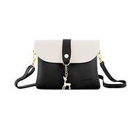 AISPARKY Petit sac à bandoulière en cuir synthétique pour filles, joli cadeau pour adolescentes et filles, Noir-02., Small