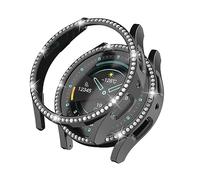 AISPORTS 2 Pack Compatible avec Samsung Galaxy Watch 4 44mm, Hard PC Edge Bumper Bling Glitter Crystal Diamonds Cadre de Protection de La Coque Cadre de Cadre pour Galaxy Watch 4 44mm