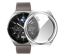 AISPORTS 2 Pièces Coques Pare Chocs Compatibles avec Huawei Watch GT 3 Pro Titanium 46mm Protection D'écran, Watch Case Full Coverage Housse de Protection pour Huawei Watch GT3 Pro Titanium 46mm