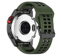 AISPORTS Bracelet de Montre à Ajustement Rapide 20mm Compatible avec Garmin Fenix 7S/6S/6S Pro/5S/5S Plus Bracelet en Silicone, Bracelet Respirant Doux pour Garmin Instinct 2S/Descent Mk2S/D2 Delta S