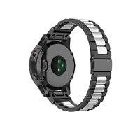 AISPORTS Bracelet de Montre à Ajustement Rapide 20mm Compatible avec Garmin Fenix 7S/6S/6S Pro/5S/5S Plus Bracelet en Acier Inoxydable, Boucle en Métal Bracelet de Remplacement pour Garmin D2 Delta S