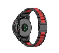 AISPORTS Bracelet de Montre à Ajustement Rapide 20mm Compatible avec Garmin Instinct 2S Bracelet en Acier Inoxydable, Boucle en Métal Bracelet de Remplacement pour Garmin Descent Mk2S/D2 Delta S