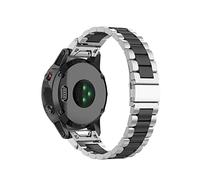 AISPORTS Bracelet de Montre à Ajustement Rapide 20mm Compatible avec Garmin Instinct 2S Bracelet en Acier Inoxydable, Boucle en Métal Bracelet de Remplacement pour Garmin Descent Mk2S/D2 Delta S