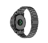 AISPORTS Bracelet de Montre à Ajustement Rapide 22mm Compatible avec Garmin Forerunner 745/935/945/955/965 Bracelet Acier Inoxydable, Réglable Bracelet de Rechange pour Garmin Descent G1/Quatix 7/6/5