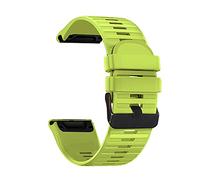 AISPORTS Bracelet en Silicone Compatible avec Garmin Fenix 3 HR, 26mm Quick Fit pour Fenix 6X/6X Pro/5X/5X Plus/3 - Bracelet de Remplacement