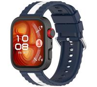 AISPORTS Bracelet en Silicone compatible avec Les Montres Huawei Watch Fit 4/4 Pro/3, Bracelet Souple et Respirant en Silicone avec Boucle Métallique Bracelet de Remplacement pour Huawei Fit 4/4 Pro/3