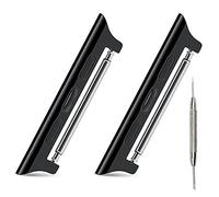 AISPORTS Compatible avec Apple Watch Adapter 42mm 44mm, Apple Watch Strap Connecteur Link Lug Adaptateur en acier inoxydable Fermoir de connexion en métal pour Apple Watch SE/iWatch Series 6/5/4/3/2/1