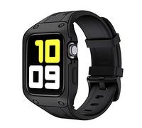 AISPORTS Compatible avec Apple Watch Strap 44mm 42mm avec Bumper Case, Rugged Antichoc Résistant aux Chocs Housse de Protection avec Bracelet en Silicone pour Apple Watch SE/iWatch Series 6/5/4/3/2/1