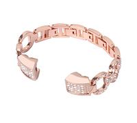 AISPORTS Compatible avec Fitbit Alta Bracelet, Fitbit Alta Bracelet en Acier Inoxydable Paillettes Diamant Strass Bracelet Bracelet Bracelet de Remplacement pour Fitbit Alta/Alta HR Fitness Tracker