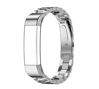 AISPORTS Compatible avec Fitbit Alta Bracelet Homme, Fitbit Alta Strap Bracelet en Acier Inoxydable Bracelet de Sport Solide Réglable Bracelet de Remplacement pour Fitbit Alta/Alta HR Fitness Tracker