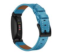 AISPORTS Compatible avec Fitbit Inspire Bracelet en Cuir,Sport Montre Intelligente Bracelet de Remplacement Bracelet Boucle en Métal Bracelet pour Fitbit Inspire/Inspire HR Fitness Tracker Accessoires