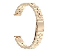 AISPORTS Compatible avec Fitbit Luxe Strap Acier Inoxydable, Bracelet Sport Réglable en Acier Inoxydable Solide Bracelet Boucle Métallique Bracelet de Remplacement pour Fitbit Luxe Tracker D'Activité