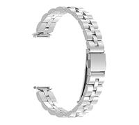 AISPORTS Compatible avec Fitbit Luxe Strap Acier Inoxydable, Bracelet Sport Réglable en Acier Inoxydable Solide Bracelet Boucle Métallique Bracelet de Remplacement pour Fitbit Luxe Tracker D'Activité