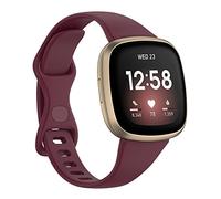 AISPORTS Compatible avec Fitbit Versa 4/Versa 3/Sense Strap Silicone Femme Homme, Bracelet de Sport en Silicone Doux Respirant Bracelet de Remplacement pour Fitbit Versa 4/Versa 3/Sense Smart Watch