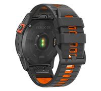 AISPORTS Compatible avec Garmin Descent G1 Bracelet Silicone, Bracelet de Montre Ajustement Rapide 22mm, Bracelet de Remplacement pour Garmin Fenix 7/7 Pro/6/6 Pro/5/5 Plus/Approach S70 47mm/S62/S60