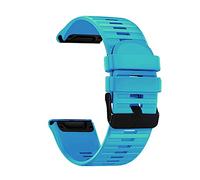 AISPORTS Compatible avec Garmin Descent MK1/MK2/MK2i/Mk3i 51mm Bracelet en Silicone, 26mm Quick Fit Bracelet de Montre Bracelet de Remplacement pour Garmin Epix Pro Gen 2 51mm/Quatix 8 51mm/7X/6X/3
