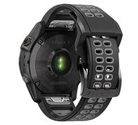 AISPORTS Compatible avec Garmin Epix Gen 2 Bracelet Silicone,22mm Bracelet de Montre à Ajustement Rapide Doux Respirant de Rechange pour Garmin Fenix 7/6/6 Pro/5/5 Plus/Forerunner 935/945/Quatix 5/6