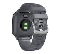 AISPORTS Compatible avec Garmin Forerunner 55/245/645 Bracelet en Silicone, 20mm Bracelet de Montre à Dégagement Rapide Bracelet de Remplacement pour Garmin D2 Air/D2 Air X10/Approach S12/S40/S42