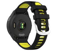 AISPORTS Compatible avec Garmin Venu Sq 2/Venu 2 Plus/Venu/Venu Sq Bracelet Silicone, 20mm Bracelet de Montre à Dégagement Rapide Bracelet Bracelet de Remplacement pour Garmin Forerunner 55/245/645