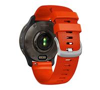 AISPORTS Compatible avec Garmin Vivomove 3/HR/Luxe/Sport/Style Strap Silicone, 20mm Bracelet de Montre à Dégagement Rapide Bracelet de Remplacement pour Garmin Vivoactive 3/Forerunner 55/245/645