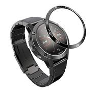 AISPORTS Design de lunette compatible avec Garmin Fenix 5/Fenix 5 Plus Coque adhésive pour anneau de lunette, protection anti-rayures Coque de protection en métal pour Fenix 5/5 Plus