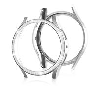 AISPORTS Lot de 2 Coques de Protection pour Samsung Galaxy Watch 6 44mm pour Femme, Coque Rigide en Polycarbonate avec Bords Renforcés et Strass Coque de Protection pour Galaxy Watch 6 44mm