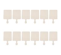 Aisuoka 12 PièCes Mini Planches à DéCouper en Bois Vierges avec PoignéE Petite Planche à DéCouper Bricolage Maison Cuisine Cuisson LéGumes DéCor A