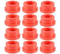 Aisuoka 12 PièCes SéRies/Lot Bras de Commande InféRieur Kit de Carrossage Bagues de Remplacement EP-CA0111 pour 88-05 Ek EG ES Rouge