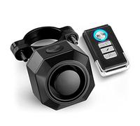 Aisuoka Alarme de VéLo Rechargeable USB avec TéLéCommande, 110DB Fort sans Anti-Vol Vibration Motion Sensor Alarme de SéCurité du VéHicule