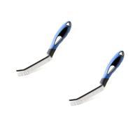 Aisuoka Ensemble de 2 Brosses de Nettoyage pour l'espace, Adapté à de Nettoyage Domestique Polyvalents dans Le Kit de Nettoyage de la Douche, de la Baignoire et de la Cuisine.
