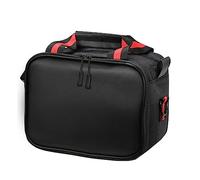 Aisuoka FTTH Optical Fiber Tool Kit Bag Black Optical Fiber Tool Kit pour VFL Power Meter, Optical Power Meter, Red Light Pen, Network Tool Storage Bag