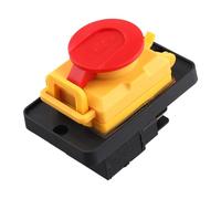 Aisuoka KJD12 Interrupteur Électromagnétique KJD12 16A 220V Magnétique Étanche Antidéflagrant avec Bouton D'Arrêt D'Urgence