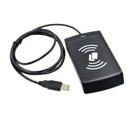Aisuoka Lecteur de Cartes USB RFID IC avec Support de Lecteur de Cartes NFC USB HID pour Système et Linux