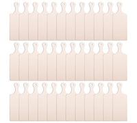 Aisuoka Mini Planche à Découper en Bois Mini Planches à Charcuterie Paddle Blank Petite Planche à Découper avec Poignée