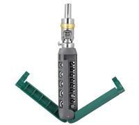 Aisuoka Outil à Main Multifonction Tournevis à Cliquet en Spirale avec Kit de Pointe Réparation Automatique Tournevis à Cliquet Multi-Angle Outils à Main, A