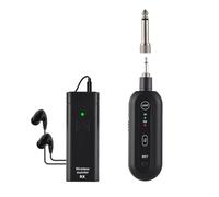 Aisuoka Système de Surveillance Intra-Auriculaire sans UHF Émetteur-Récepteur Rotatif à 90° Ensemble Couplage Automatique avec Écouteurs de Surveillance