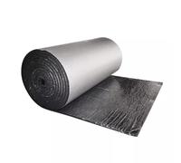 AITAF 5mm Isolant Thermique Auto-adhésif Rouleau Réfléchissant en Mousse D'aluminium pour Sols, Toits, Portes De Garage Et Camping-Cars Couche D’Isolation en Caoutchouc Autocollant (Size : 1mx1m)