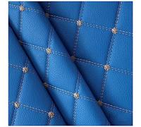 AITAF Bleu Tissu en Cuir synthétique matelassé pour Meubles au mètre Tissu PVC, pour Canapé de Siège de Voiture Meubles Vestes Sac À Main, 155 cm Large