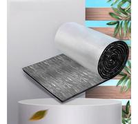 AITAF Rouleau Isolant Auto-adhésif 5mm D'épaisseur Réfléchissant en Mousse D'aluminium Isolation du Véhicule Couche D’Isolation en Caoutchouc Autocollant pour Caravane Et Camping-Car (Size : 1mx2m)