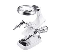 AITEKODVG 10 Helping Helping Hand Glamp Gagnifing Gerning Soudering Iron Stand Magnifier Tool
