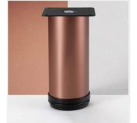 AITEKODVG Adoptable en Acier Inoxydable des Meubles de Meubles de 4 hauteurs réglables 0 30 mm pour Le Bureau à Domicile canapé-Placard Table de Bord 45 cm / 17,72 Pouces en Or Rose Fini