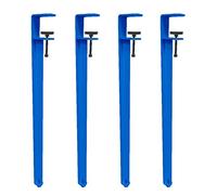 AITEKODVG Ajustement 71 cm F Clip en Forme sur des Jambes de Table pour Meubles Chaise de Petit-déjeuner Bar de Travail Joueur de Support No Punching Design Bleu (4pcs)