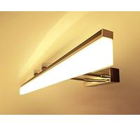 AITEKODVG Appliques murales, applique murale, applique murale LED avec bras rétractable, appliques murales modernes en métal, luminaire de salle de bain 16 W, doré 6000 K