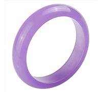 AITEKODVG Brangles pour femmes, quartzite plein de violet véritable bracelet de bracelet en jade naturel en viande naturelle