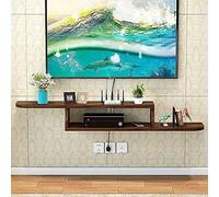 AITEKODVG Meuble TV Meuble TV Unités Murales pour Salon Meuble TV Suspendu Meuble TV Flottant Meuble TV Mural Étagère Routeur Étagère DVD Set-Top Box Support de Rangement/D/150Cm