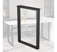 AITEKODVG Mots de Table de Fer carré Industriel Modernes pour Meubles bricolages Joues de Bureau en métal Robuste pour Table à Manger Table Basse