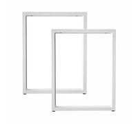 AITEKODVG Pieds de Table, Ensemble de 2 Pattes de Table en métal industrielles, Jambes de Bureau Lourdes, Jambes en métal pour Banc de Meubles de Table bricolo